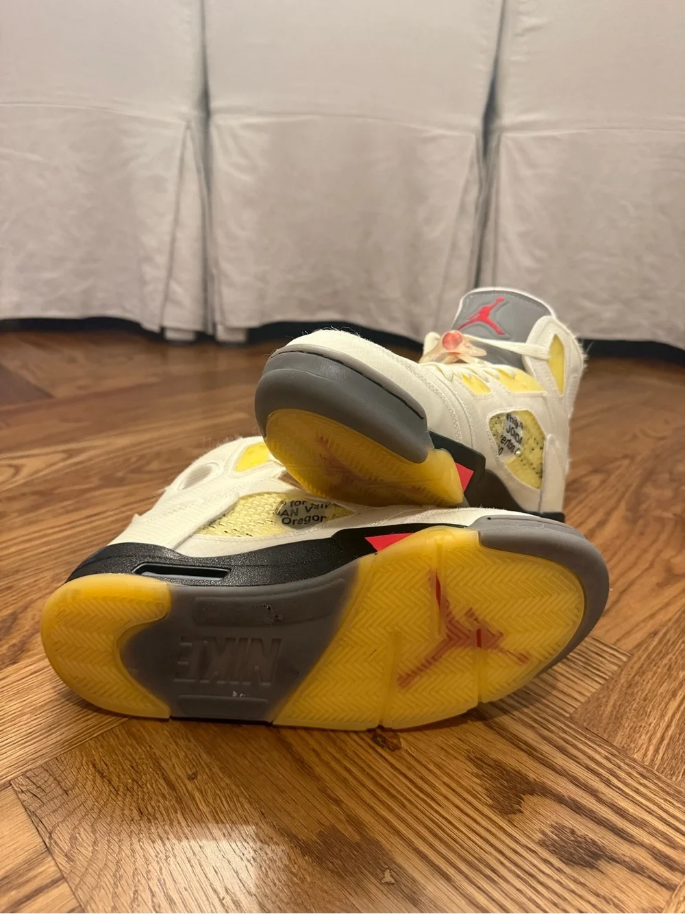 Off-White Jordan 5 Retro High-Top Sneakers